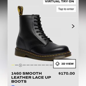 Dr. Martens Leather Lace Up New without tags Size: 9